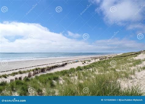 Maasvlakte beach stock image. Image of north, shore - 121520365