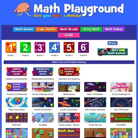 Math Playground - Online Math Games that Give Your Brain a Workout ...