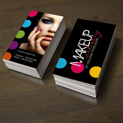 BOLD and HIP MAKEUP ARTIST BUSINESS CARD | Zazzle | Makeup artist business cards templates ...