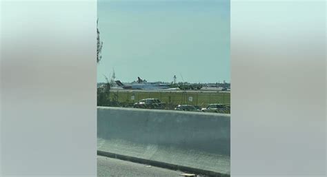 Airplane makes crash landing, catches fire at Miami International Airport, multiple injured ...