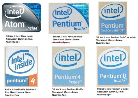 Intel Inside Pentium 4 Logo - LogoDix