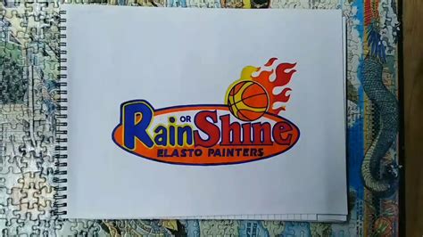 How to Draw the RAIN OR SHINE ELASTO PAINTERS Logo - PBA Team - YouTube