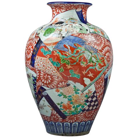 Antique Imari Oriental Porcelain Vase circa 1870 Fine Art Ceramics Art ...