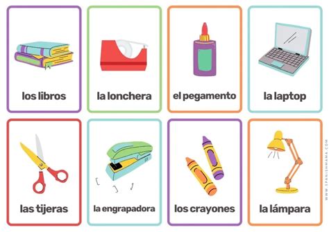 Free Printable Spanish Flashcards For Kids (and posters!) | Spanish Mama