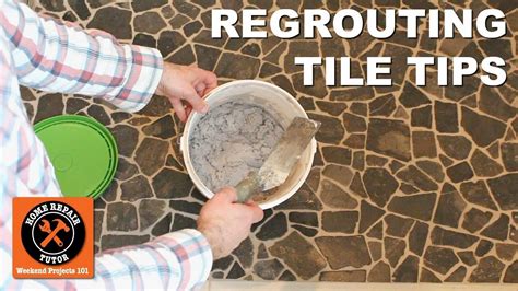 Regrout Shower Floor Tile (Quick Tips) - YouTube