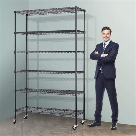 6-Tier Storage Shelves NSF Certified Wire Shelving Qatar | Ubuy