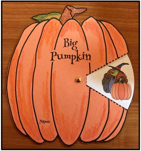 Pumpkin Activities: Pumpkin Storytellling wheel for the story "Big Pumpkin" by Erica Silverman ...