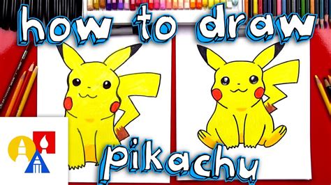 How To Draw Pikachu (with color) - YouTube