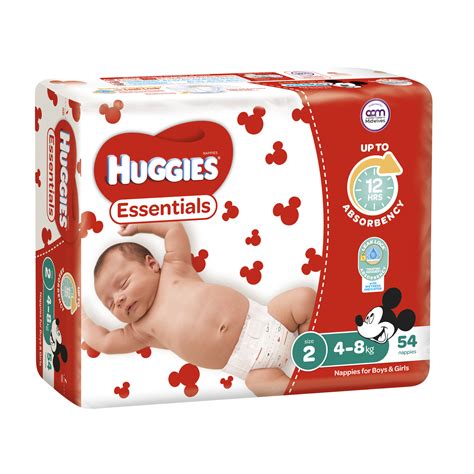 Buy Huggies Essentials Nappies Bulk - Size 2 Infant (54) at Mighty Ape Australia