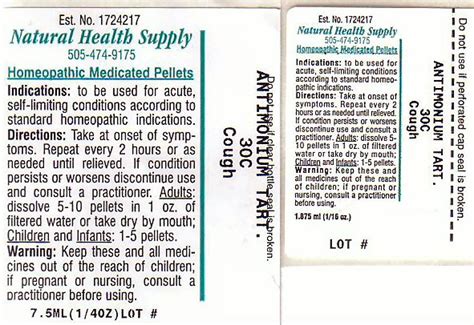 Cough label