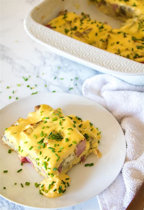 Eggs Benedict Casserole - Ruled Me