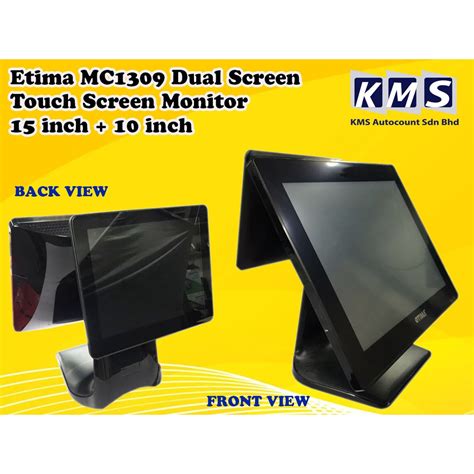 Etima 15inch Dual Screen / Single screen Touch Screen Monitor | Shopee Malaysia
