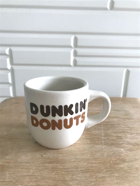 Vintage Dunkin Donut small ceramic Mug, Home Appliances, Kitchenware on ...