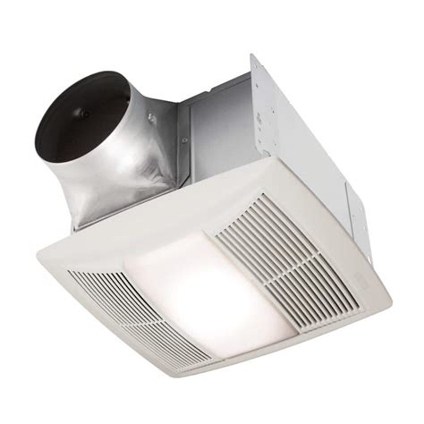 Broan-NuTone QT Series 130 CFM Ceiling Bathroom Exhaust Fan with LED ...