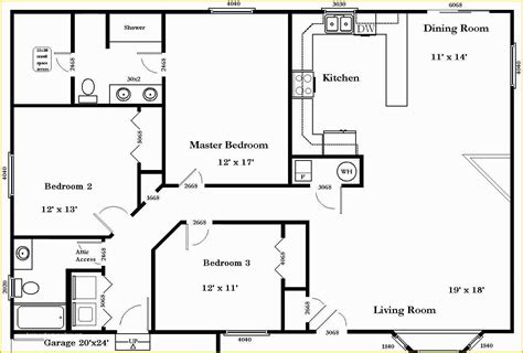 House Floor Plan Template