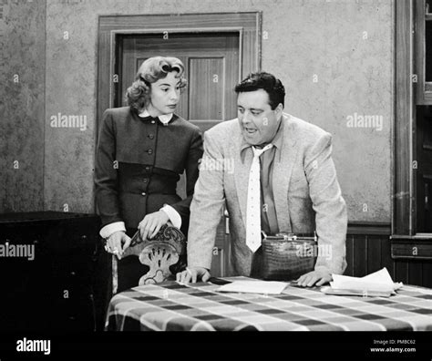 Audrey Meadows and Jackie Gleason "The Honeymooners" circa 1955 CBS ...