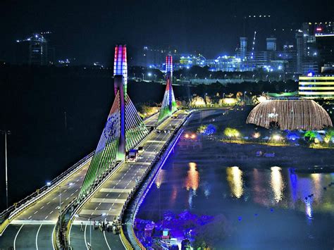 The Iconic 'Durgam Cheruvu Cable Bridge' Is Now Open - Gulte