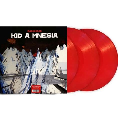 Radiohead ( Kid A + Amnesiac + previously unrelease ) red vinyl 3LP - VinylVinyl