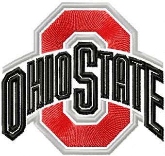 Ohio State Buckeyes Logo embroidery design