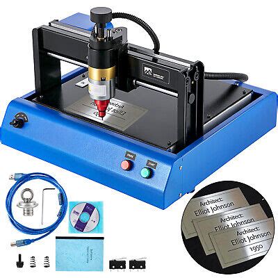 VEVOR 400W Electric Metal Marking Engraving Machine 200x150mm Nameplate ...