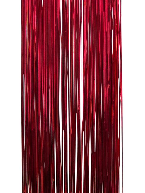 Red Lametta Tinsel Icicles - 300 Strands | Christmas Decorations | Buy online from The Christmas ...