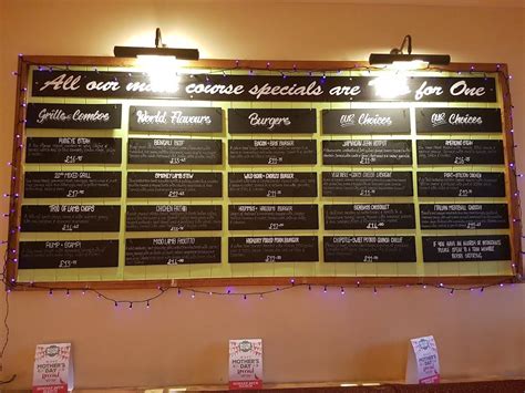 Menu at Park House pub & bar, Kettering