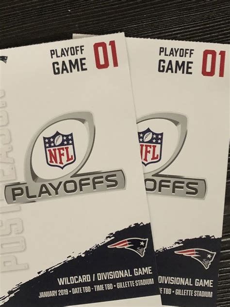 2 Tickets: New England Patriots vs Chargers Divisional Game 1/13/19 at ...