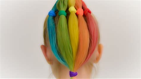 How to DYE kid's hair with HAIR CHALK. Quick and safe coloring for kids - YouTube