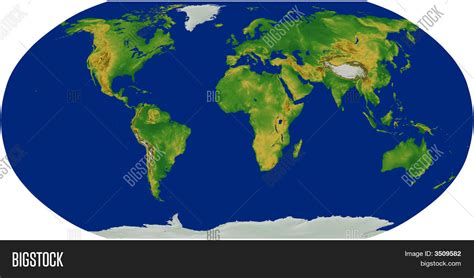 World Robinson Projection Map