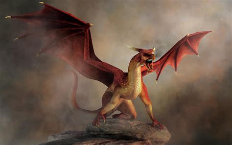 Red Dragon Digital Art by Daniel Eskridge - Pixels