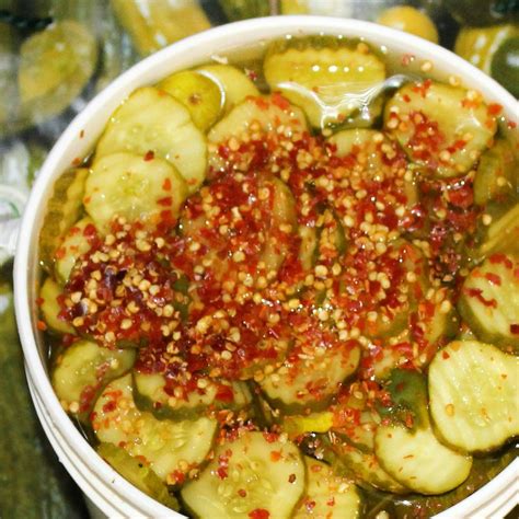 NY Crinkle Cut Hot & Spicy Pickle Chips - 1 gallon by Guss' Pickles - Goldbelly