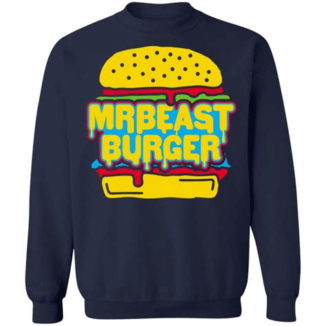 Mrbeast Merch Mrbeast Burger Logo Tee - Spoias