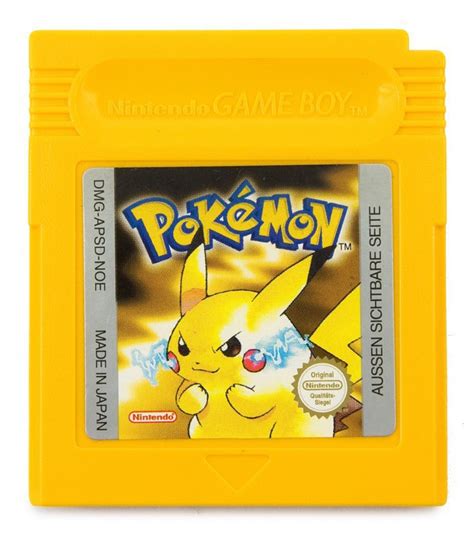 Nintendo GameBoy Spiel - Pokemon Gelbe Edition DEUTSCH Modul | eBay