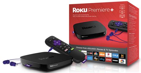 Roku Premiere+ - Powerful streaming. Stunning 4K and HDR. Advanced ...