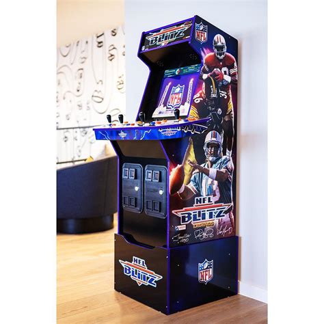 The Four Player NFL Blitz Home Arcade - Hammacher Schlemmer