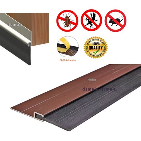 (Heavy Duty) Rubber Door Bottom Seal Rubber Door Seal Dust Proof Safe PVC Strip | Shopee Malaysia