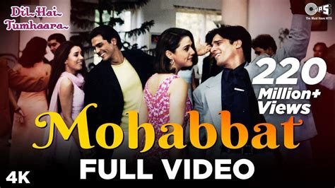 Mohabbat Dil Ka Sakoon Full Video - Dil Hai Tumhaara | Preity Zinta ...