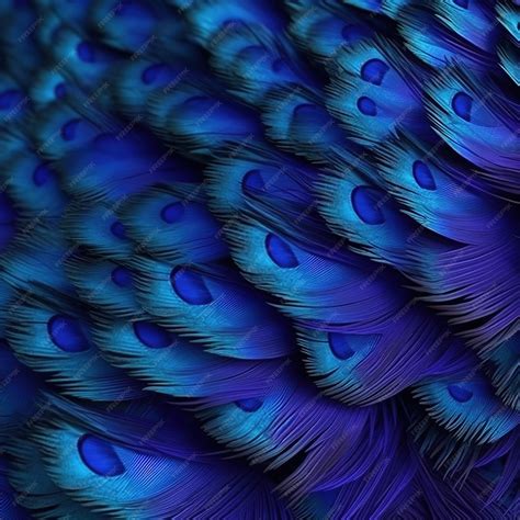 Premium AI Image | peacock feathers pattern