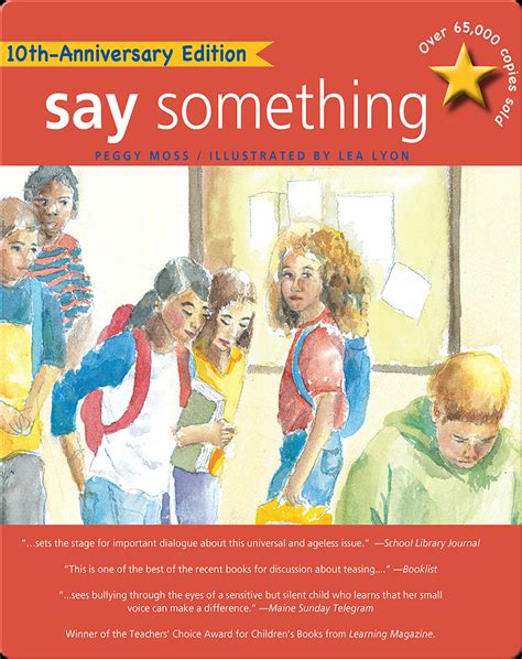 Say Something Book by Peggy Moss | Epic