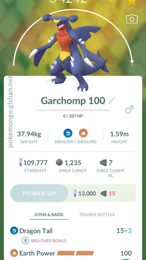 Garchomp - Pokemon Go