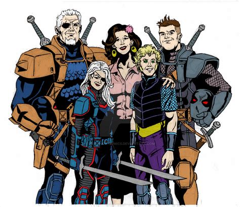 Slade Wilson Family Portrait by Needham-Comics on DeviantArt