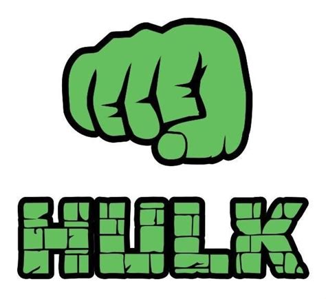 Hulk Smash Hand SVG