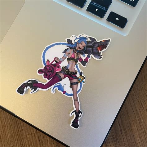 Jinx League of Legends Vinyl Sticker LOL Jinx Sticker Jinx - Etsy