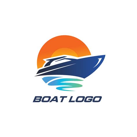 Free vector boat logo template design 24652708 Vector Art at Vecteezy