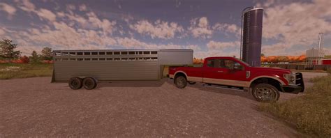 Sooner Livestock Trailer V1.0 FS22 Mod | Farming Simulator 22 Mod