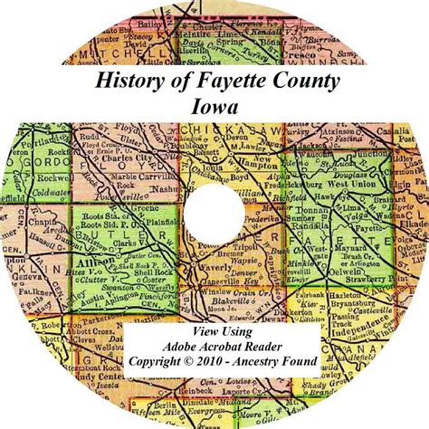 1910 History & Genealogy of FAYETTE COUNTY IOWA West Union IA Families ...