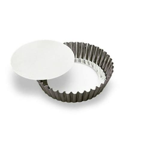 Gobel Round Medium Loose Removable Bottom Fluted Tart Flan Pan 11-7/8" x 1-1/2" High - Walmart ...