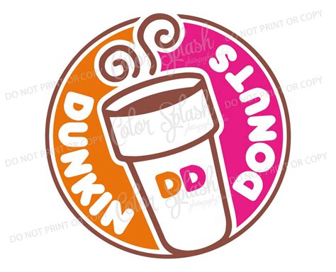 Dunkin Donuts Dunkin Coffee Circle SVG DXF EPS Clipart - Etsy Canada