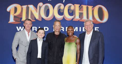 Tom Hanks, Cynthia Erivo, & Luke Evans Attend ‘Pinocchio’ Red Carpet ...