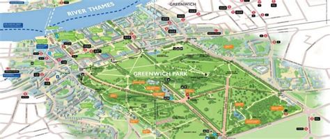 Greenwich Park Map